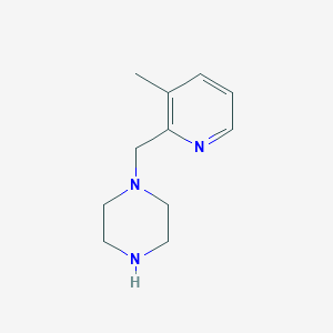 molecular formula C11H17N3 B1598949 1-(3-Methyl-pyridin-2-ylmethyl)-piperazine CAS No. 524673-92-5