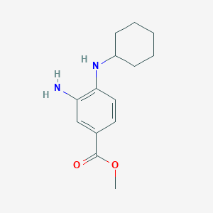 Methyl 3-amino-4-(cyclohexylamino)benzoate