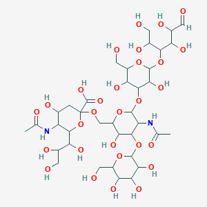 molecular formula C37H62N2O29 B1598965 Sialyllacto-N-tetraose b CAS No. 64003-54-9