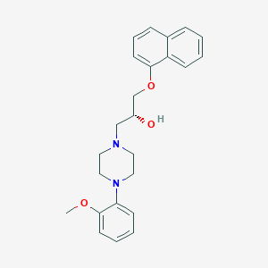 molecular formula C24H28N2O3 B159897 Naftopidil, (R)- CAS No. 127931-15-1
