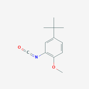 molecular formula C12H15NO2 B1598983 5-tert-Butyl-2-methoxyphenyl isocyanate CAS No. 284462-77-7