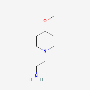 molecular formula C8H18N2O B1598987 2-(4-Methoxy-piperidin-1-yl)-ethylamine CAS No. 911300-69-1