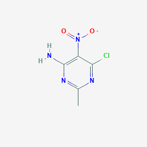 molecular formula C5H5ClN4O2 B1598988 6-Chloro-2-methyl-5-nitropyrimidin-4-amine CAS No. 63586-33-4