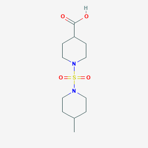 molecular formula C12H22N2O4S B1598997 1-[(4-Methylpiperidin-1-yl)sulfonyl]piperidine-4-carboxylic acid CAS No. 702669-96-3