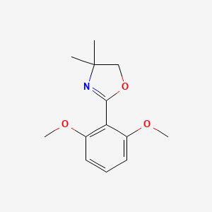molecular formula C13H17NO3 B1599004 2-(2,6-Dimethoxyphenyl)-4,4-dimethyl-2-oxazoline CAS No. 64957-86-4