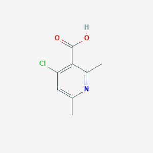 molecular formula C8H8ClNO2 B1599008 4-Chloro-2,6-dimethyl-nicotinic acid CAS No. 56022-09-4