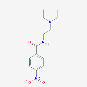 molecular formula C13H19N3O3 B159901 N-[2-(diethylamino)ethyl]-4-nitrobenzamide CAS No. 1664-52-4
