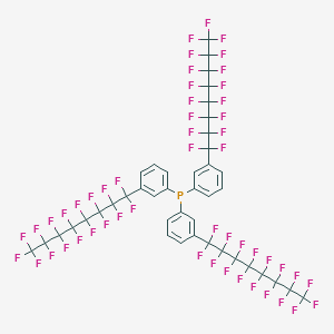 molecular formula C42H12F51P B1599011 Tris[3-(perfluorooctyl)phenyl]phosphine CAS No. 325459-91-4