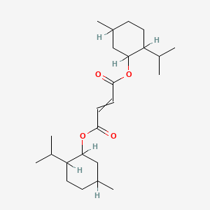molecular formula C24H40O4 B1599019 Bis(5-methyl-2-propan-2-ylcyclohexyl) but-2-enedioate CAS No. 34675-24-6