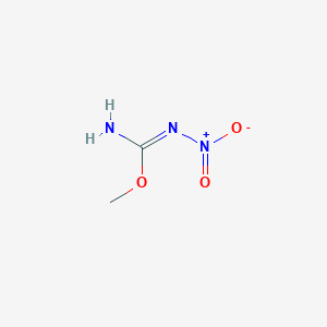 molecular formula C2H5N3O3 B1599021 methyl N'-nitrocarbamimidate CAS No. 57538-27-9