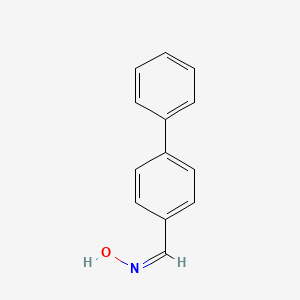 molecular formula C13H11NO B1599025 4-Biphenylaldehyde oxime CAS No. 40143-27-9