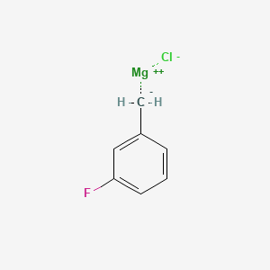 molecular formula C7H6ClFMg B1599026 3-Fluorobenzylmagnesium chloride CAS No. 64168-34-9