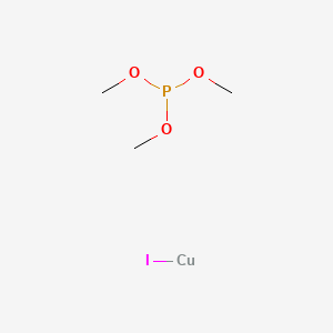 molecular formula C3H10CuIO3P+ B1599033 iodocopper;trimethyl phosphite CAS No. 34836-53-8