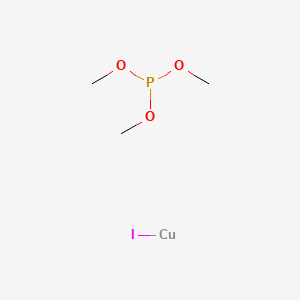 molecular formula C3H10CuIO3P+ B1599033 Copper(I) iodide trimethylphosphite complex CAS No. 34836-53-8