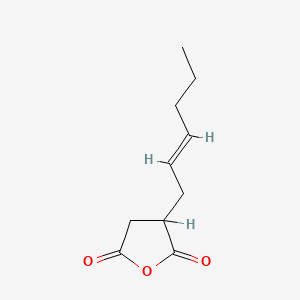 molecular formula C10H14O3 B1599037 Hex-2-enylsuccinic anhydride CAS No. 39587-79-6