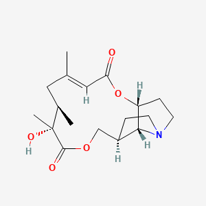 molecular formula C18H27NO5 B1599039 Bulgarsenine CAS No. 62018-77-3
