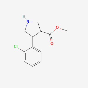 Methyl 4-(2-chlorophenyl)pyrrolidine-3-carboxylate