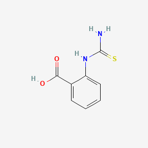 molecular formula C8H8N2O2S B1599059 2-Thioureidobenzoic acid CAS No. 33942-49-3
