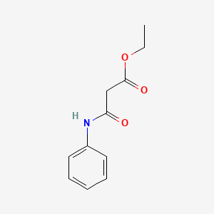 molecular formula C11H13NO3 B1599072 Ethyl 3-anilino-3-oxopropanoate CAS No. 53341-66-5