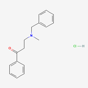 Propiophenone, 3-(benzylmethylamino)-, hydrochloride