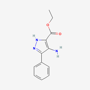 ethyl 4-amino-3-phenyl-1H-pyrazole-5-carboxylate