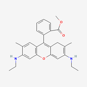 molecular formula C27H30N2O3 B1599079 Pigment Red 81:2 CAS No. 75627-12-2