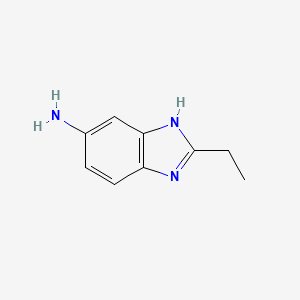 molecular formula C9H11N3 B1599081 2-Ethyl-3H-benzoimidazol-5-ylamine CAS No. 46055-62-3