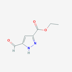 Ethyl 5-formyl-1H-pyrazole-3-carboxylate