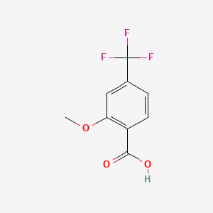 molecular formula C9H7F3O3 B1599103 2-Methoxy-4-(trifluoromethyl)benzoic acid CAS No. 448-36-2