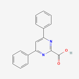 molecular formula C17H12N2O2 B1599110 4,6-diphenylpyrimidine-2-carboxylic Acid CAS No. 6483-96-1