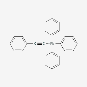 Triphenyl(2-phenylethynyl)plumbane