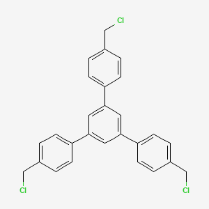 molecular formula C27H21Cl3 B1599116 1,3,5-Tris[4-(chloromethyl)phenyl]benzene CAS No. 66449-09-0