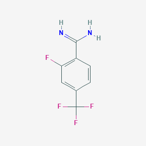 2-Fluoro-4-trifluoromethyl-benzamidine