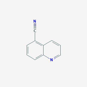 molecular formula C10H6N2 B1599141 5-氰基喹啉 CAS No. 59551-02-9