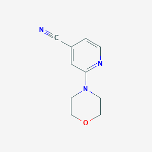molecular formula C10H11N3O B159915 2-Morpholinoisonicotinonitrile CAS No. 127680-91-5