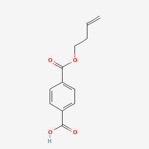 molecular formula C12H12O4 B1599150 4-(But-3-en-1-yloxycarbonyl)benzoic acid CAS No. 62680-74-4