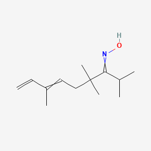 N-(2,4,4,7-Tetramethylnona-6,8-dien-3-ylidene)hydroxylamine