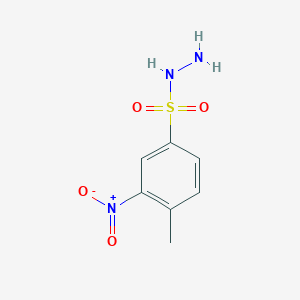 molecular formula C7H9N3O4S B1599165 4-Methyl-3-nitrobenzenesulfonohydrazide CAS No. 53516-94-2