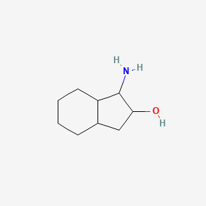 molecular formula C9H17NO B1599174 1-Aminooctahydro-1H-inden-2-ol CAS No. 62210-18-8