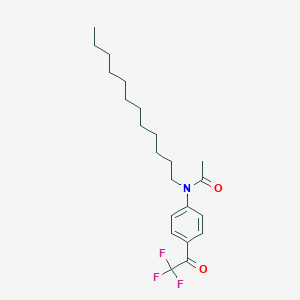 molecular formula C22H32F3NO2 B159918 n-Dodecyl-N-(4-trifluoroacetylphenyl)acetamide CAS No. 129476-45-5