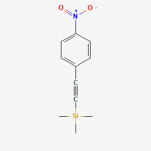 B1599181 Trimethyl((4-nitrophenyl)ethynyl)silane CAS No. 75867-38-8
