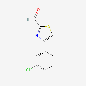 4-(3-Chlorophenyl)thiazole-2-carbaldehyde