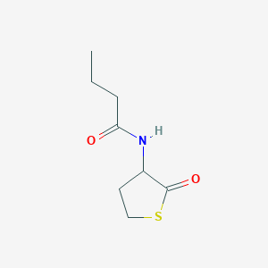 N-(2-oxothiolan-3-yl)butanamide