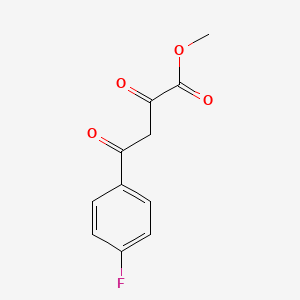molecular formula C11H9FO4 B1599192 Methyl 4-(4-fluorophenyl)-2,4-dioxobutanoate CAS No. 39757-34-1