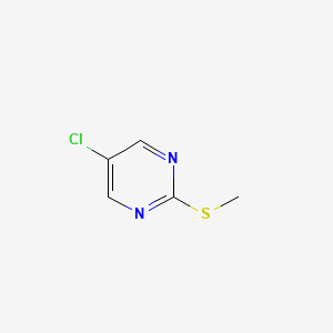 molecular formula C5H5ClN2S B1599195 5-Chloro-2-(methylthio)pyrimidine CAS No. 38275-42-2