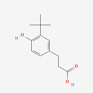 molecular formula C13H18O3 B1599204 3-(3-(叔丁基)-4-羟基苯基)丙酸 CAS No. 107551-67-7