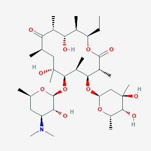Erythromycin, 3''-O-demethyl-12-deoxy-