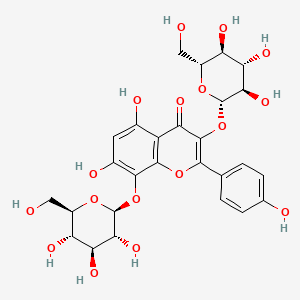 molecular formula C27H30O17 B1599209 Herbacetin 3,8-diglucoside CAS No. 99224-12-1