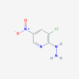 3-Chloro-2-hydrazinyl-5-nitropyridine