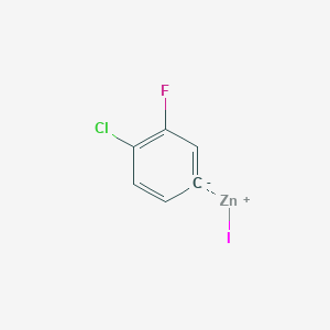 4-Chloro-3-fluorophenylzinc iodide